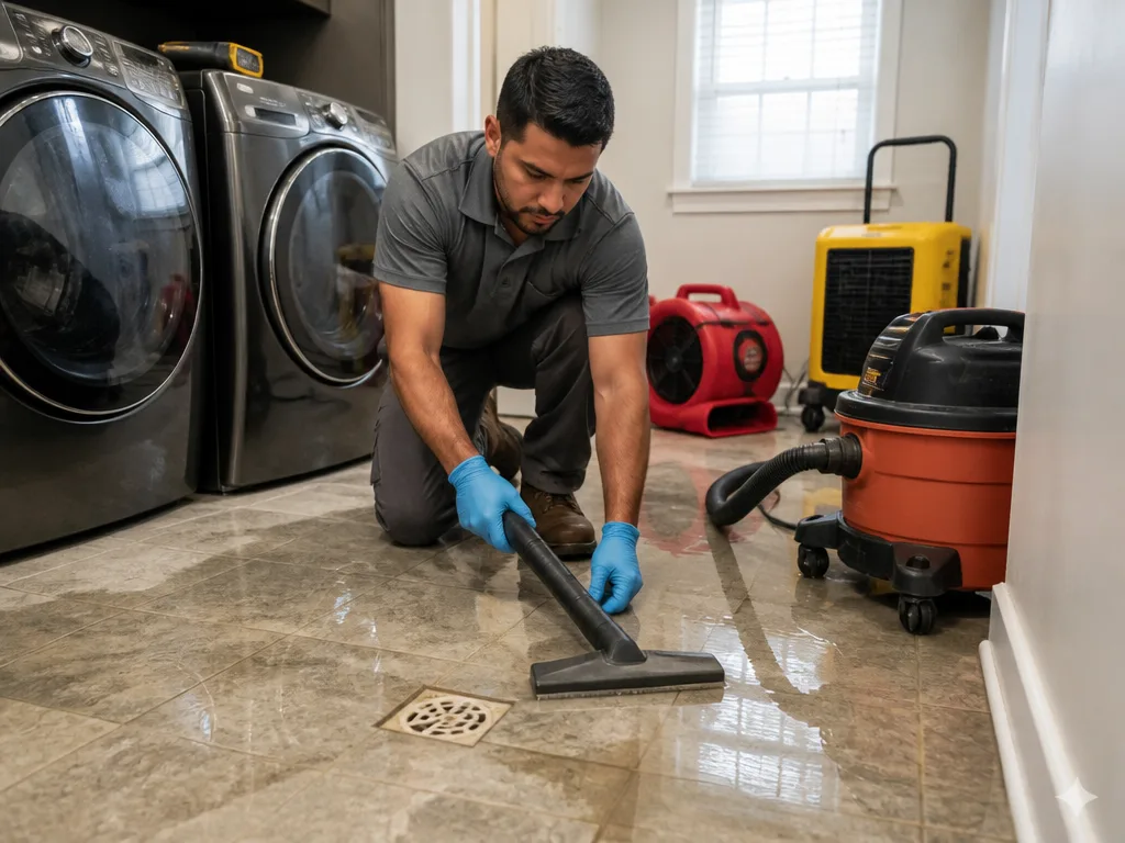 Appliance Leak Cleanup