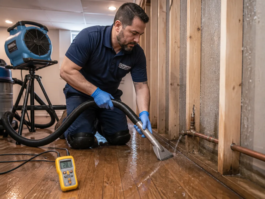 Burst Pipe Cleanup